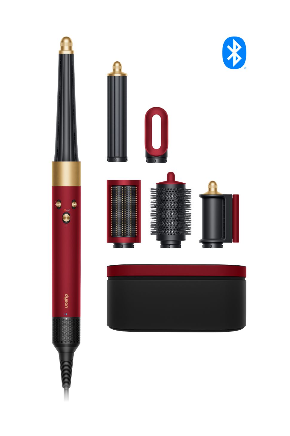 Dyson Airwrap i.d.™ multi-styler and dryer - Straight+Wavy (Red Velvet/Gold)