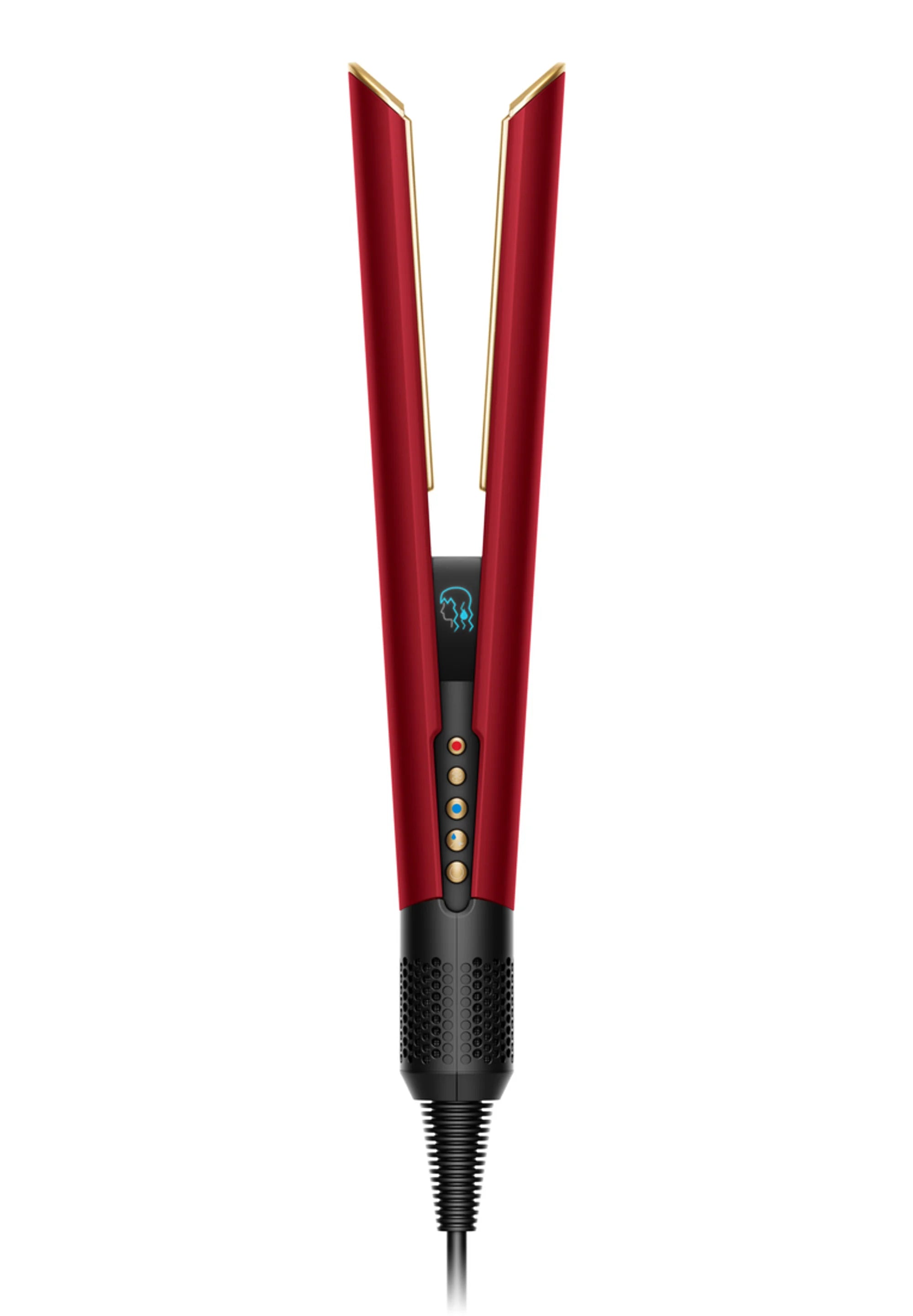 Dyson AIRSTRAIT™ - Hair Styling Tool - red velvet & gold